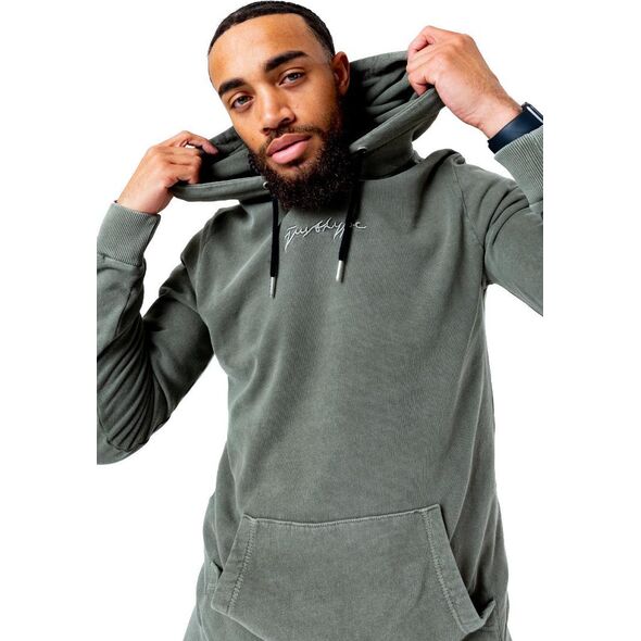 Justhype Justhype Acid Wash Hoody TWLR-135 Zielone S 9612462 5057896730080