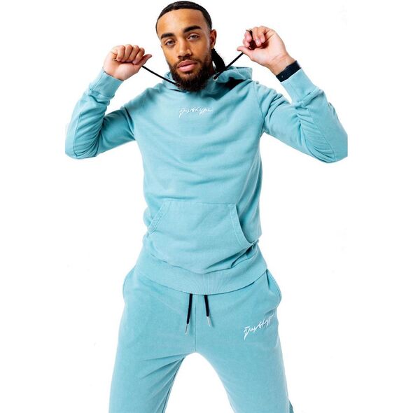 Justhype Justhype Acid Wash Hoody TWLR-137 Niebieskie L 9612465 5057896728902