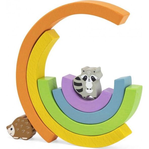 Viga Toys VIGA Drewniana Tęcza Układanka Klocki Kreatywne Montessori 9615308 6971608445903