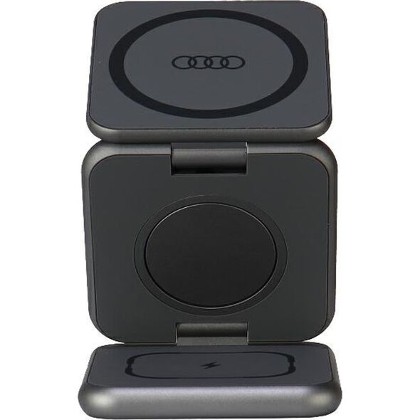 Audi Audi składana ład. indukcyjna 3w1 szary/grey Big Logo AU-MWC3IN1-GT/D1-GY