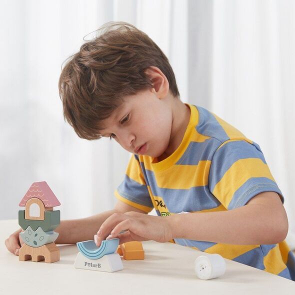 Viga Toys VIGA PolarB Drewniana Układanka Wieża 9637432 6971608440700
