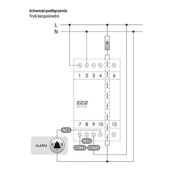 F&F Elektroniczny Przekaźnik prądowy EPP-618 9643561 5902431672748