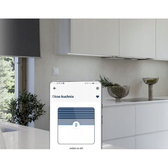 Kontakt-Simon Simon 54 GO Sterownik przyciskowy do obsługi rolet sterowany smartfonem WiFi 2x5A 230V (moduł) czarny mat DEZ1W.01/49 9643868 5902787875091