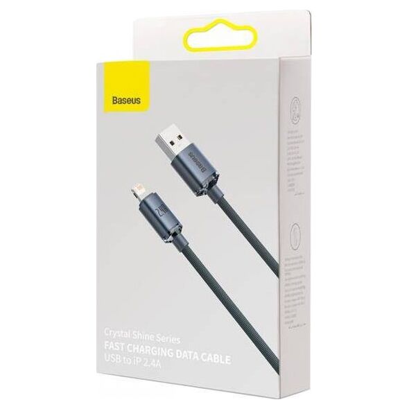 Kabel USB Baseus USB-A - Lightning 2 m Czarny (CAJY000101) 9644786 6932172602710