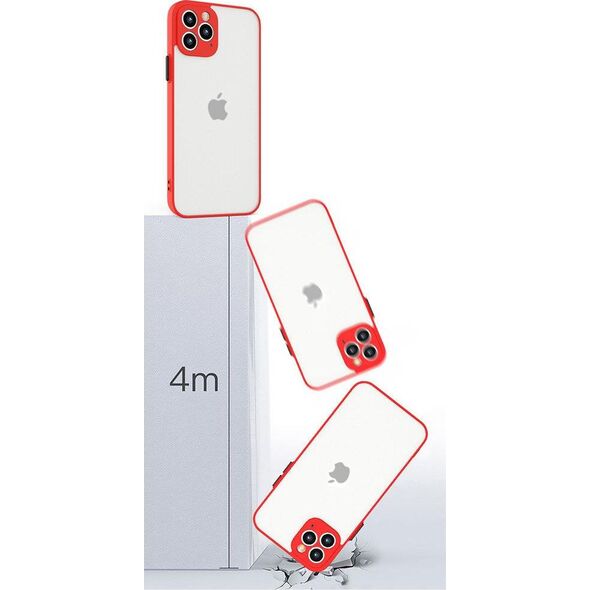 Hurtel Milky Case silikonowe elastyczne półprzezroczyste etui do Samsung Galaxy A42 5G czarny 9652046 9145576222263