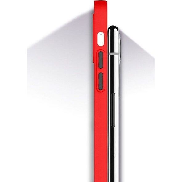 Hurtel Milky Case silikonowe elastyczne półprzezroczyste etui do Xiaomi Redmi 10X 4G / Xiaomi Redmi Note 9 czerwony 9652100 9145576222812