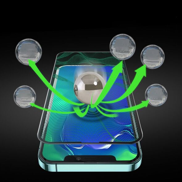 Bestsuit Bestsuit 6w1 zestaw do iPhone 13 etui / szkło hartowane flexi / folia na tył / szkło na aparat / ściereczki / aplikator (D30 Buffer) 9652345 9145576225349