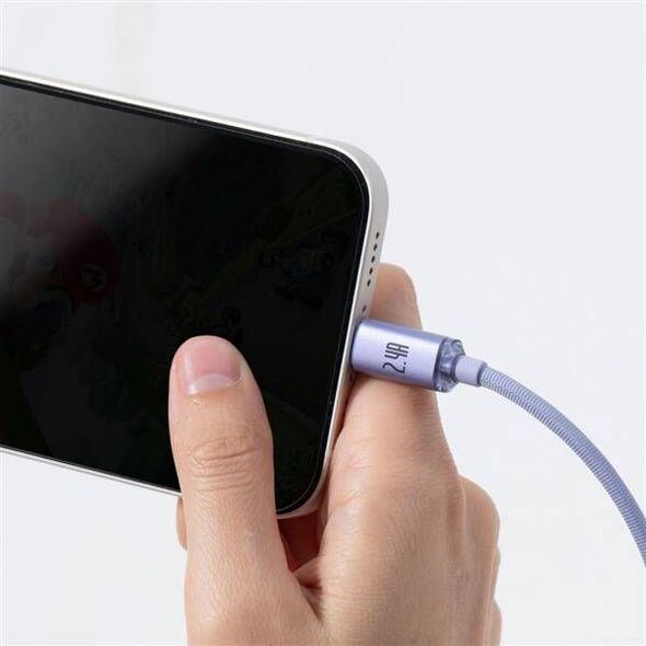Kabel USB Baseus USB-A - Lightning 1.2 m Fioletowy (6932172602703) 9659525 6932172602703
