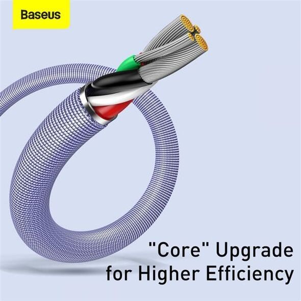 Kabel USB Baseus USB-A - Lightning 1.2 m Fioletowy (6932172602703) 9659525 6932172602703
