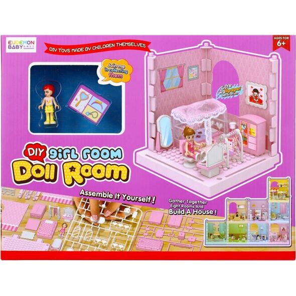 Mega Creative KLOCKI KONSTR POKOJ DZIEWCZ 35X27X6 MC WB 18/36 9662204 5908275181002