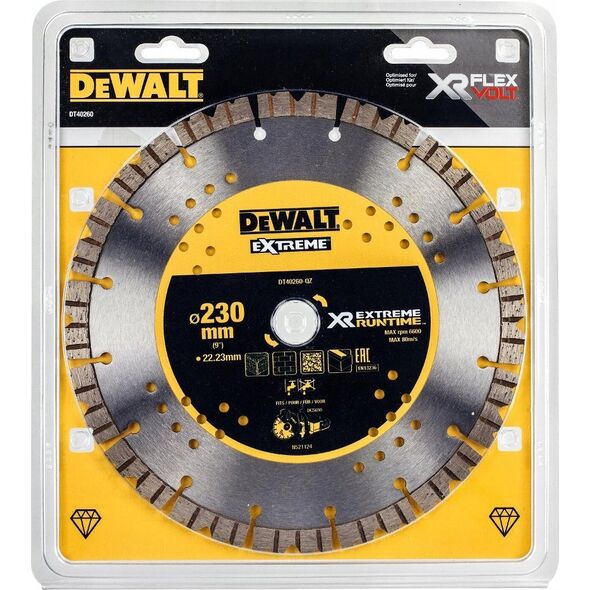 Dewalt tarcza segementowa do dcs690 230 x 2,0 x 22,23 mm 9663053 5035048504123