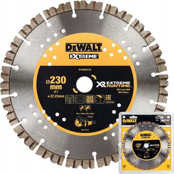 Dewalt tarcza segementowa do dcs690 230 x 2,0 x 22,23 mm 9663053 5035048504123