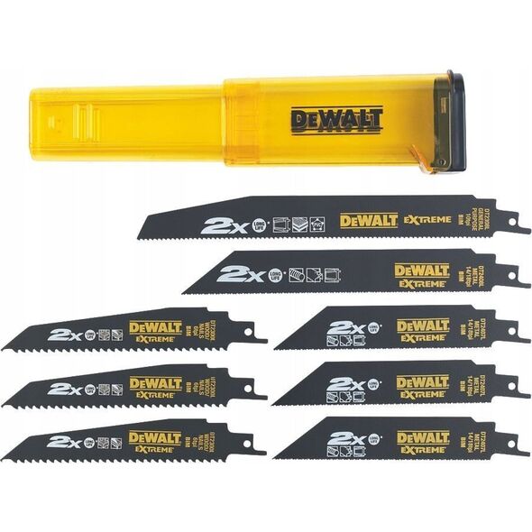 Dewalt zestaw 8 brzeszczotów do pilarki szabl 9663058 5035048089842