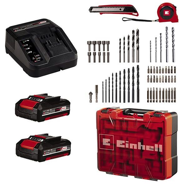 Wiertarko-wkrętarka Einhell TE-CD 18/40 Li-i 18 V 2 x akumulator 2 Ah 9682841 4006825658743