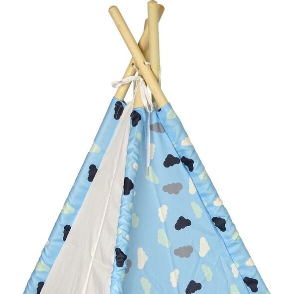 LeanToys Domek Namiot Dla Dzieci Tipi Indiański Chmurki Wodoodporny Ogród 9689836 5904204755290