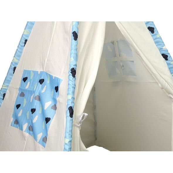 LeanToys Domek Namiot Dla Dzieci Tipi Indiański Chmurki Wodoodporny Ogród 9689836 5904204755290