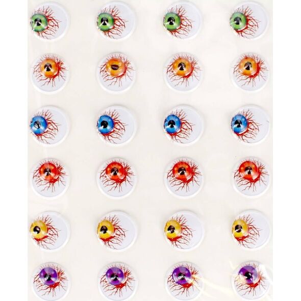 Craft with Fun OZDOBA DEK OCZY 14 SPRZYL KOLMIX 24SZT CF 12/288 9699977 5908275192077