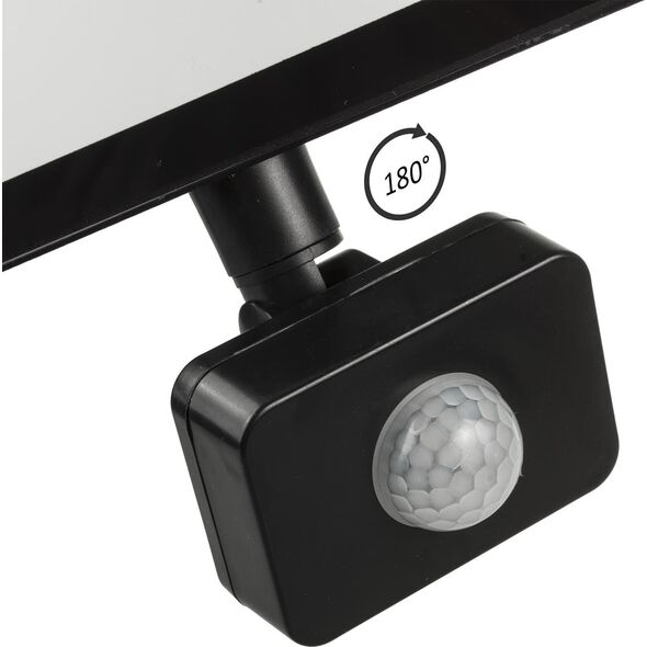 Naświetlacz Maclean Naświetlacz LED z czujnikiem ruchu, slim 50W, 4000lm, barwa ciepła biała (3000K) 9707380 5902211120797