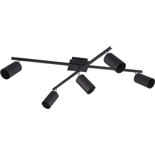 Lampa sufitowa Trio RL lampa sufitowa Marley 57 x 22 cm stal matowa czarna 9731395 4017807411621