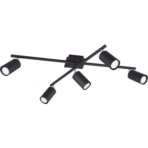 Lampa sufitowa Trio RL lampa sufitowa Marley 57 x 22 cm stal matowa czarna 9731395 4017807411621
