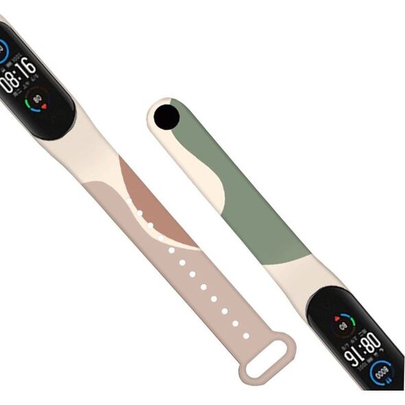 Hurtel Strap Moro opaska do Xiaomi Mi Band 6 / Mi Band 5 silokonowy pasek bransoletka do zegarka moro (4) 9738440 9145576237106