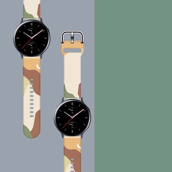Hurtel Strap Moro opaska do Samsung Galaxy Watch 42mm silokonowy pasek bransoletka do zegarka moro (16) 9738468 9145576237397