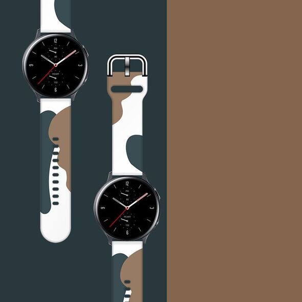 Hurtel Strap Moro opaska do Samsung Galaxy Watch 46mm silokonowy pasek bransoletka do zegarka moro (1) 9738469 9145576237410