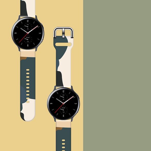 Hurtel Strap Moro opaska do Samsung Galaxy Watch 46mm silokonowy pasek bransoletka do zegarka moro (13) 9738484 9145576237533