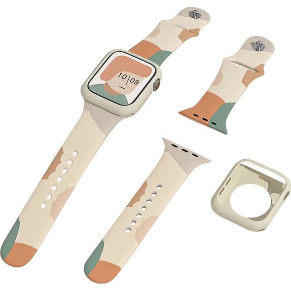 Hurtel Strap Moro opaska do Apple Watch 6 / 5 / 4 / 3 / 2 (44mm / 42mm) silokonowy pasek bransoletka do zegarka moro (5) 9738535 9145576238103