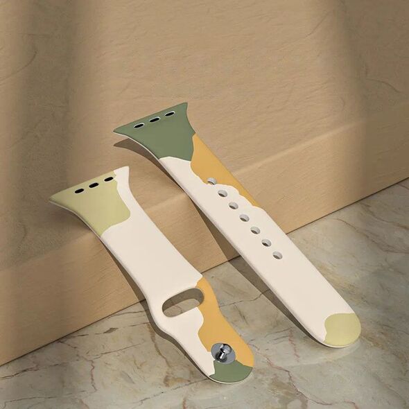 Hurtel Strap Moro opaska do Apple Watch 6 / 5 / 4 / 3 / 2 (44mm / 42mm) silokonowy pasek bransoletka do zegarka moro (6) 9738539 9145576238110