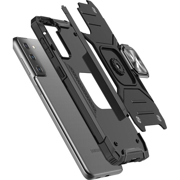 Wozinsky Wozinsky Ring Armor pancerne hybrydowe etui pokrowiec + magnetyczny uchwyt Samsung Galaxy S22+ (S22 Plus) niebieski 9738784 9145576239766