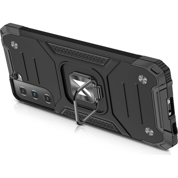 Wozinsky Wozinsky Ring Armor pancerne hybrydowe etui pokrowiec + magnetyczny uchwyt Samsung Galaxy S22+ (S22 Plus) złoty 9738786 9145576239742