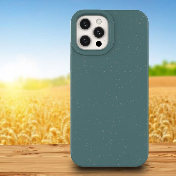 Hurtel Eco Case etui do iPhone 12 Pro Max silikonowy pokrowiec obudowa do telefonu zielony 9738839 9145576233634