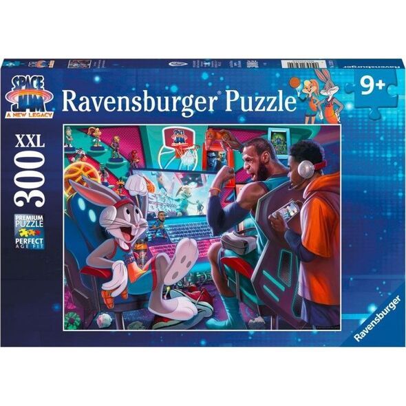 Ravensburger Puzzle dla dzieci 2D Kosmiczny mecz 300 elementów 9750136 4005556132829