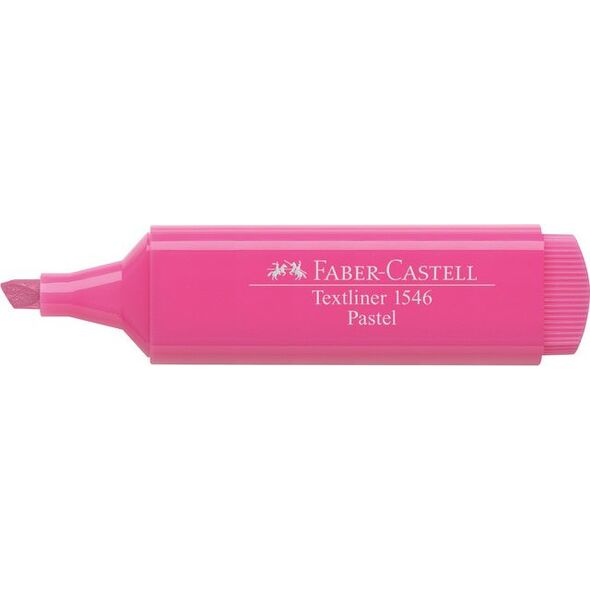 Faber-Castell zakreślacz 1546 pastel 11,3 x 2,5 cm różowy 9768623 4005401546542