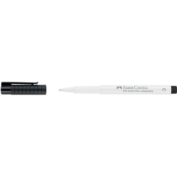 Faber-Castell pióro do kaligrafii Pitt C 2,5 mm 101 białe 9774234 4005401675013