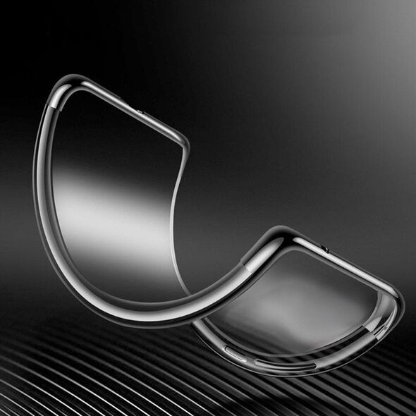 Hurtel Clear Color case żelowy pokrowiec etui z metaliczną ramką Xiaomi Redmi Note 10 5G / Poco M3 Pro czarny 9791521 9145576232378