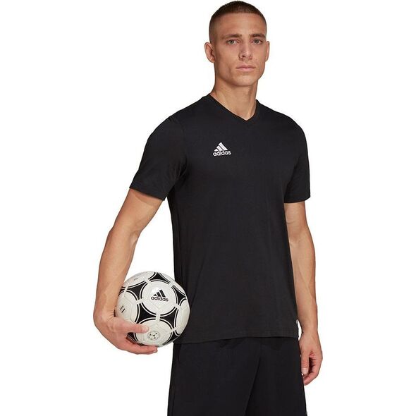 Adidas Koszulka męska Entrada 22 Tee czarna HC0448 r. XL 9804570 4065418918275