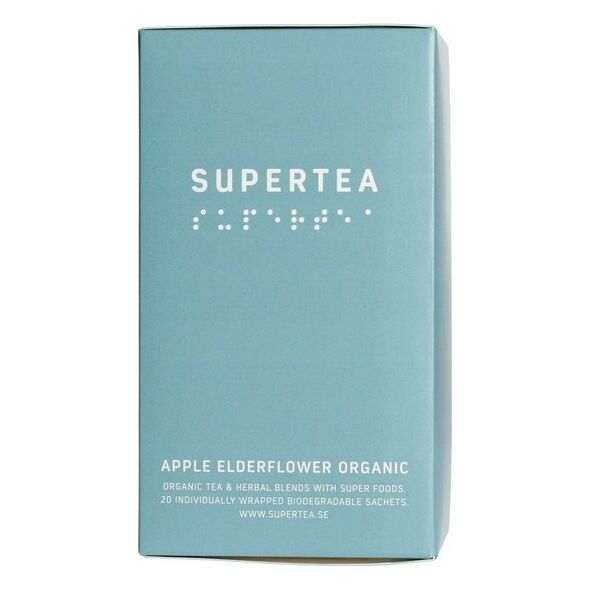 Teministeriet Teministeriet - Supertea Apple Elderflower Organic - Herbata 20 Torebek 9818771 7340023000957