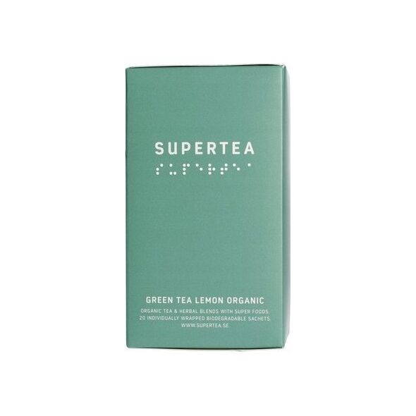 Teministeriet Teministeriet - Supertea Green Tea Lemon Organic - Herbata 20 Torebek 9818779 7340023000834