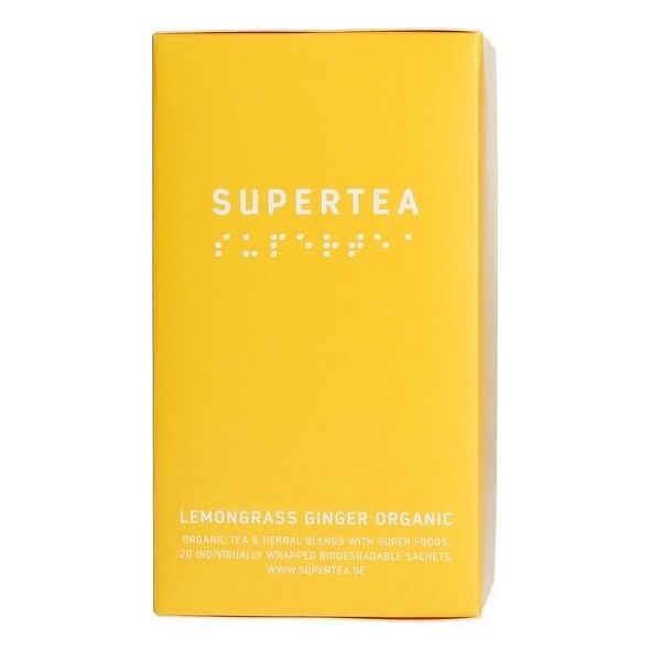 Teministeriet Teministeriet - Supertea Lemongrass Ginger Organic - Herbata 20 Torebek 9818782 7340023000865