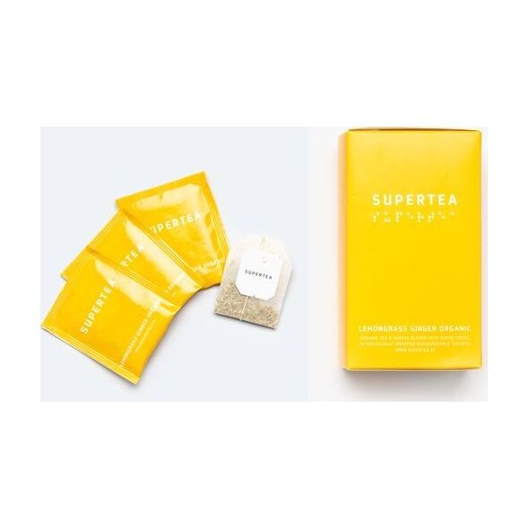 Teministeriet Teministeriet - Supertea Lemongrass Ginger Organic - Herbata 20 Torebek 9818782 7340023000865