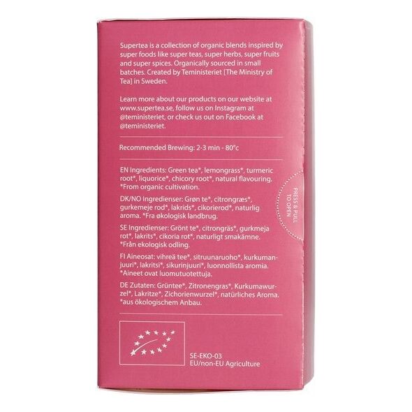 Teministeriet Teministeriet - Supertea Rooted Passionfruit Organic - Herbata 20 Torebek 9818786 7340023000964