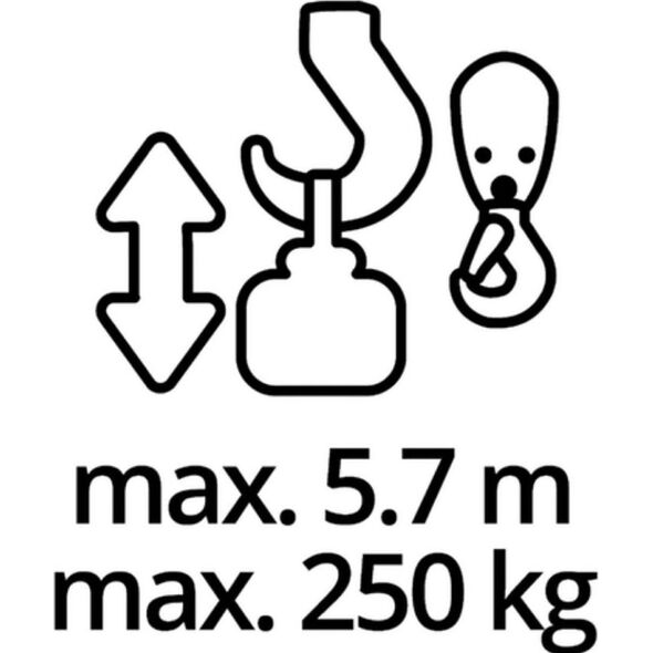 Einhell Wciągarka linowa TC-EH 250 EINHELL 9885552 4006825627183