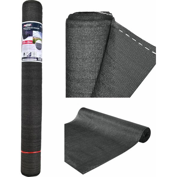 AWTools AWTOOLS SIATKA CIENIUJĄCA 180g 1,5*50m SZARA UV 90% AW67282 9892619 5903678608156