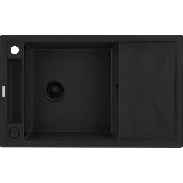 Zlewozmywak Deante Magnetic  granitowy magnetyczny 1-komorowy z ociekaczem 9894150 5907650874737