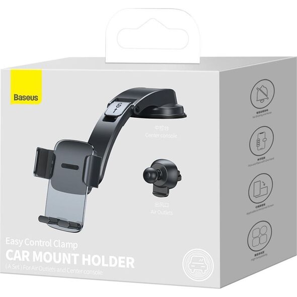 Baseus Uchwyt zaciskowy do samochodu Easy Control Clamp SUYK000-001 9895756 6932172600365
