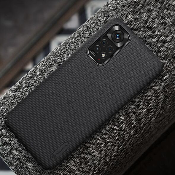 Nillkin Nillkin Etui Frosted Shield do Xiaomi Redmi Note 11/Poco M4 Pro 5G czarne 9898630 6902048234734