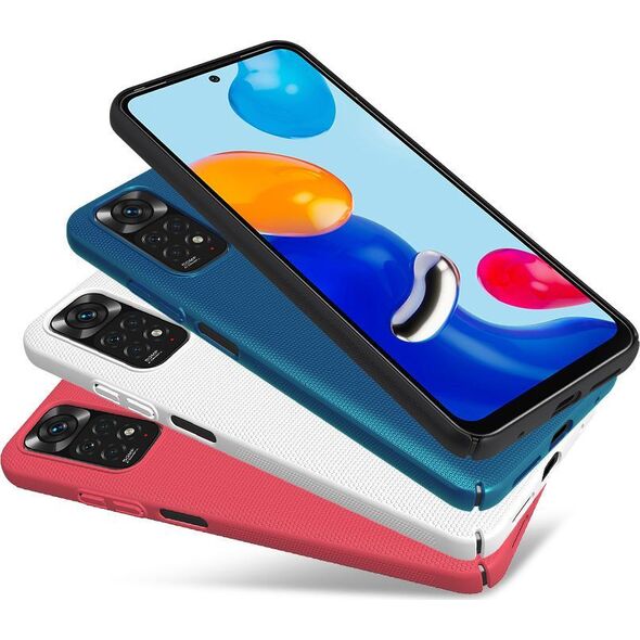 Nillkin Nillkin Etui Frosted Shield do Xiaomi Redmi Note 11/Poco M4 Pro 5G czarne 9898630 6902048234734