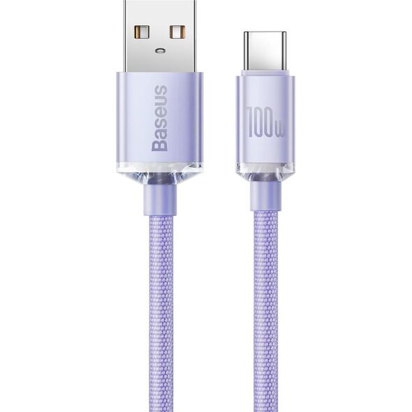 Kabel USB Baseus USB-A - USB-C 2 m Fioletowy (baseus_20220224125845) 9900299 6932172602857